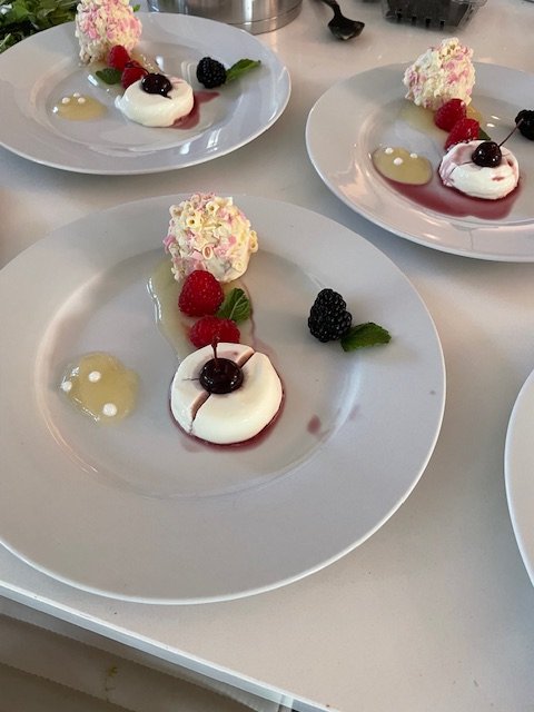 Modern plated presentation