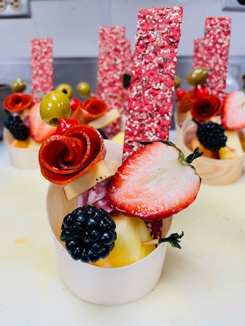 Dessert presentation